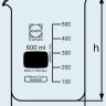 Стакан DURAN Group 10000 мл, низкий, без градуировки, с носиком, стекло