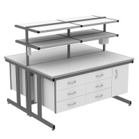 Стол лабораторный островной низкий СО-150.128.76 