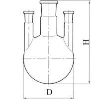 Колба КГП-3-1-250-29/32-14/23-14/23