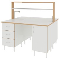 Стол островной ЛАБ-1500 ОЛМ (Ламинат)