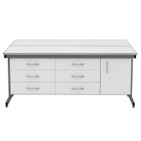 Стол лабораторный островной низкий СО-150.160.76 