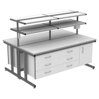 Стол лабораторный островной низкий СО-150.160.76 