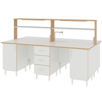 Стол островной ЛАБ-2400 ОЛМ (Ламинат)