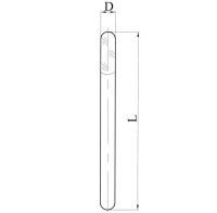 Мешалка D 7+-1 L350 (рез.) гф 7.352.088-14