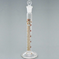 Цилиндр 2-10-2 на стекл. осн., с пришл. пробк.