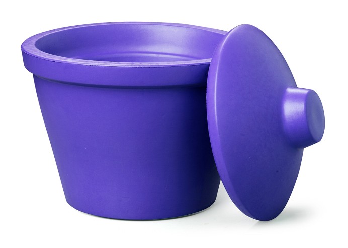 Емкость для льда и жидкого азота 4 л, фиолетовый цвет, круглая с крышкой, Round, Corning (BioCision)