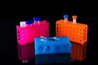 Штатив для пробирок 0,5, 1,5-2,0, 5, 15, 50 мл, четырехсторонний, цветной, Китай