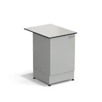 Стол-тумба ЭКРОС 600х800х900 мм 1 дверь, раб. поверхность - LABGRADE
