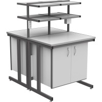 Стол лабораторный островной высокий СО-90.128.90 