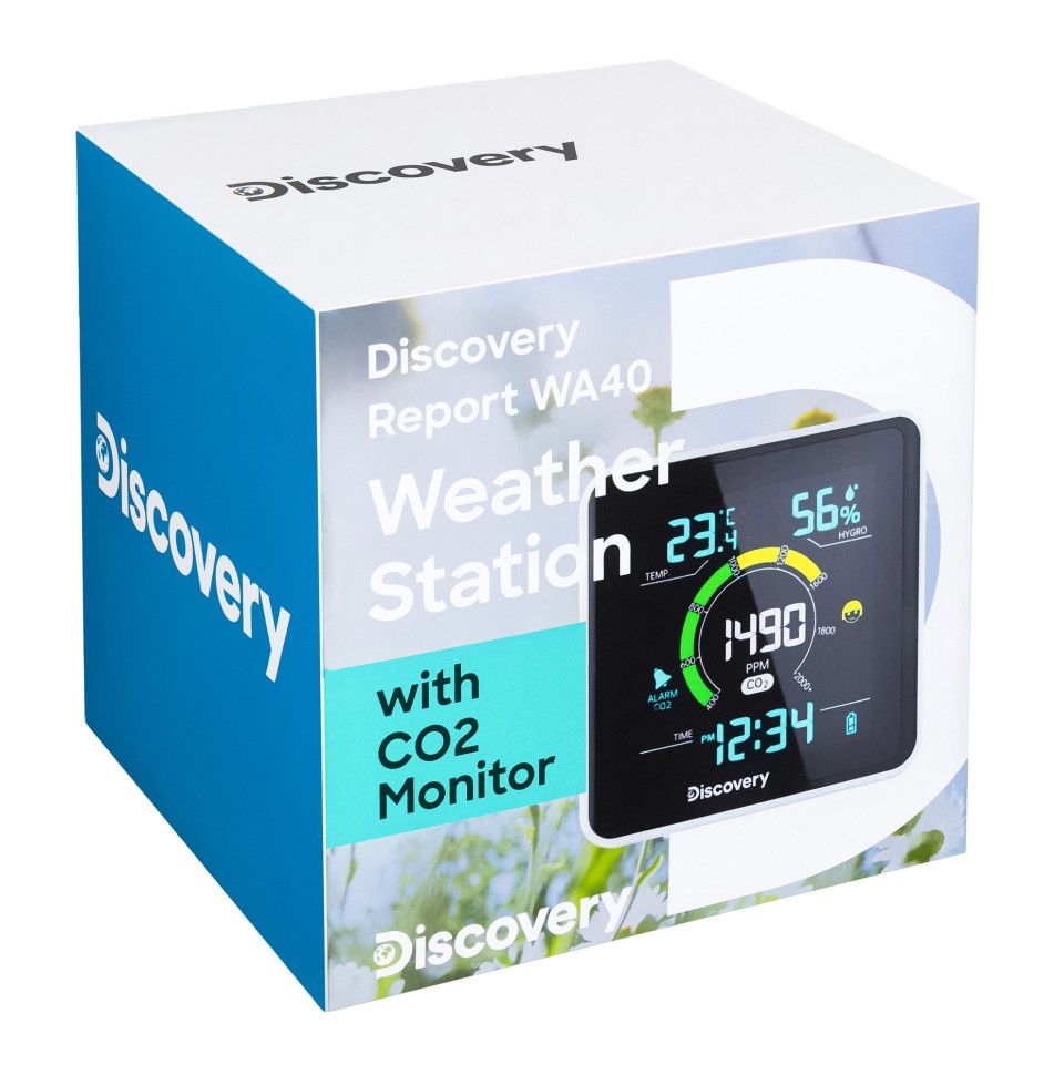 Детектор углекислого газа Discovery Report WA40