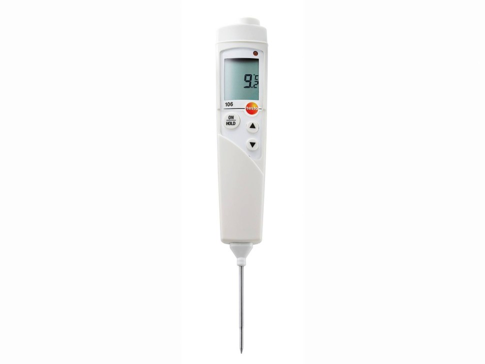 testo 106 - Компактный термометр для пищевого сектора с сигналом тревоги