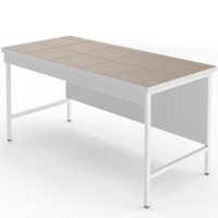 Лабораторный стол со столешницей из керамогранитной плитки НВ-1500 ЛКн