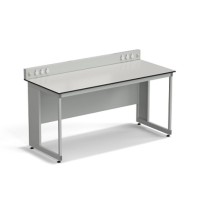 Стол для хроматографа ЭКРОС 1800х800х900/1030 мм с сервисной панелью, раб. поверхность - LABGRADE