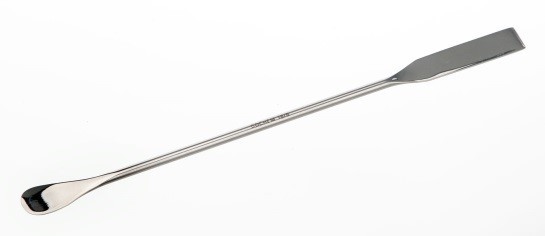 Ложка-шпатель, длина 180 мм, ложка 25×8, диаметр ручки 3 мм, нержавеющая сталь, тип 1, Bochem