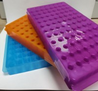 Штатив для пробирок 1,5-2 мл, 96 мест (8×12), полипропилен, без крышки, цветной, Китай