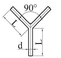 Тройник СЗЛ-03 эскиз 5-189-02
