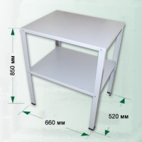 Металлический лабораторный стол 660х520х850мм (ЭВС 4.135.122)