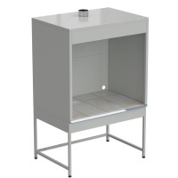 Шкаф для нагревательных печей 1210x870x1895 мм, серый металл, раб. поверхность - КЕРАМИКА