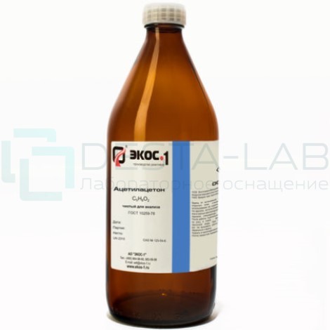 Ацетилацетон чистый для анализа (чда), бутылка 1 л.