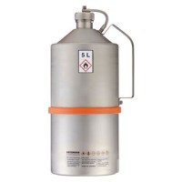 Фляга для ЛВЖ Rötzmeier 05KU, с завинчивающейся крышкой, 5 л, неполированная нержавеющая сталь