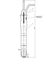 Сосуд для старения и держатель ГОСТ ISO 6617 эскиз 2-1322
