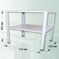 Металлический лабораторный стол 819х520х850 мм (ЭВС 4.135.123)