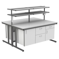 Стол лабораторный островной высокий СО-180.160.90 