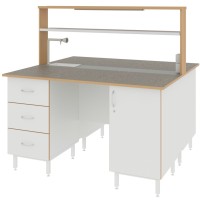 Стол островной ЛАБ-1500 ОКМ (Керамогранит)