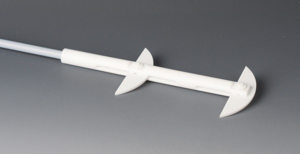 Перемешивающий элемент Bohlender два полумесяца, длина 600 мм, 90 х 24 х 3 мм, PTFE