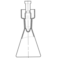 Склянка БПК с пробкой эскиз 2-758-01