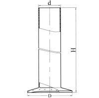Цилиндр для измерения плотности h=475 эскиз 2-552