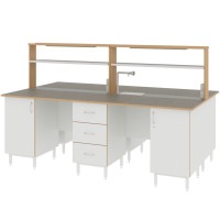 Стол островной ЛАБ-2400 ОКМ (Керамогранит)