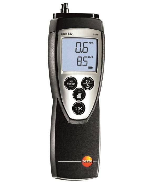 testo 512 - Дифференциальный манометр, от 0 до 2 гПа