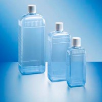 Бутыль Kautex узкогорлая 250 мл, PVC, прямоугольная, Ø 25 мм, прозрачный цвет, без крышки