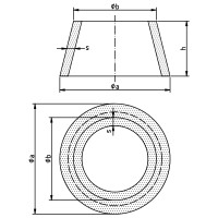 Набор прокладок Guko Deutsch&amp;Neumann, диаметры 21-89 мм, цвет серый