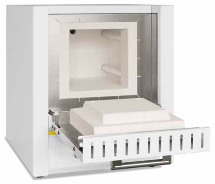 Печь муфельная компактная Nabertherm LE 14/11/R7 с откидной дверью, 1100°С