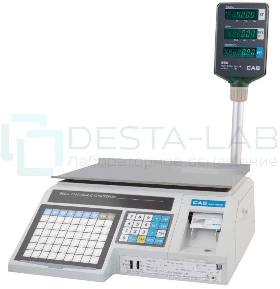Весы настольные CAS LP-06R ver. 1,6 TCP/IP