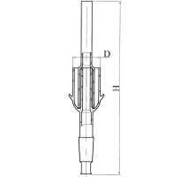 Затвор высокий ЗВ-29/32