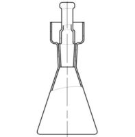 Склянка БПК с пробкой эскиз 2-758