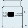 Бюкс DURAN Group 100 мл, для взвешивания, без крышки, стекло