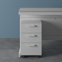 Тумба подкатная с 3 ящиками ЛК-400 ТПЯ (ЛДСП)