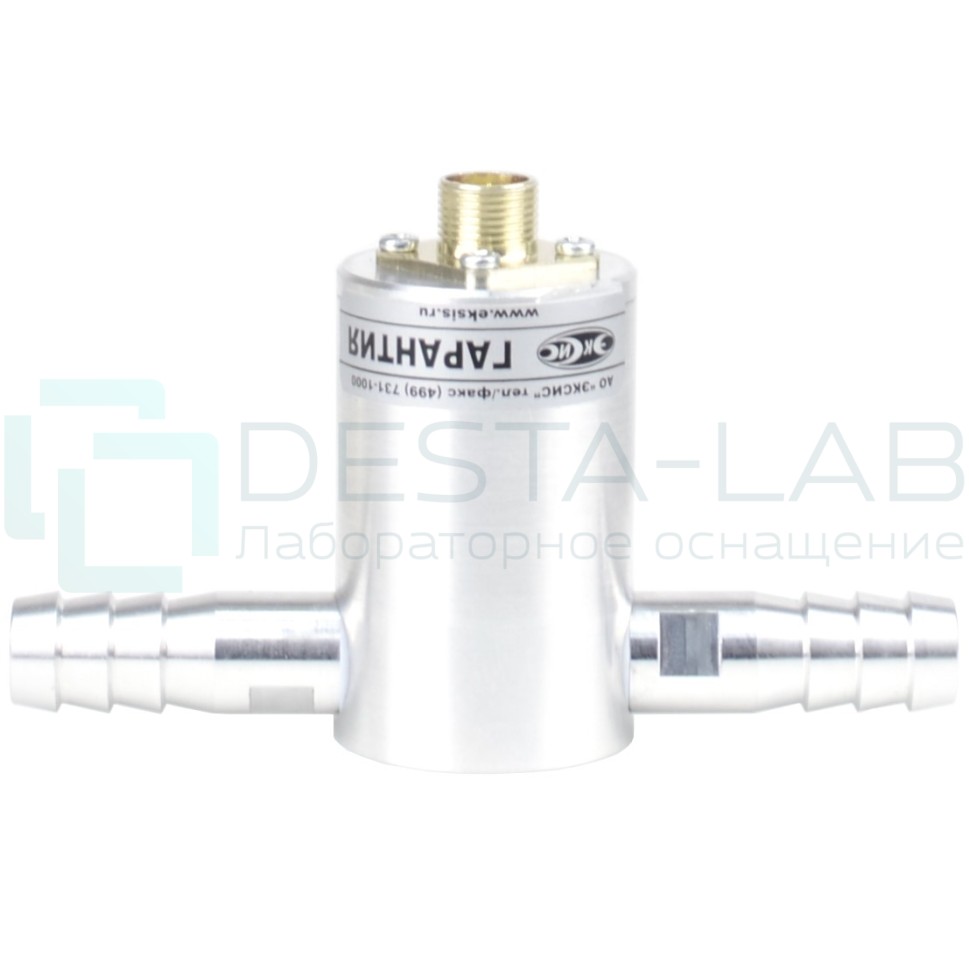 Измерительный преобразователь ИПМ-02 (NO2) в металлическом корпусе в виде проточной камеры со штуцерами «елочка»