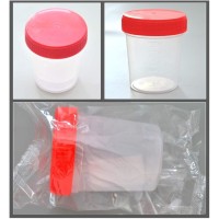 Контейнер лаб. д/взятия проб, 120 мл. с завинч. крыш., н/стер., п/п,FL medical, инд. уп.