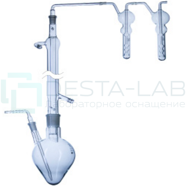 Комплект для отгонки циановодорода, эскиз 1-134