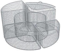 Вставка для пробирок ¼, макс. размер 12×105 мм, XPZ