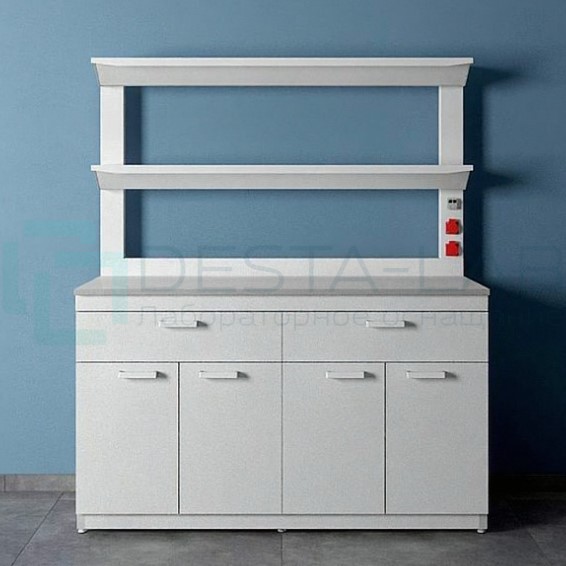 Стол лабораторный с 2-мя полками ЛК-1500 СП (GranTec)