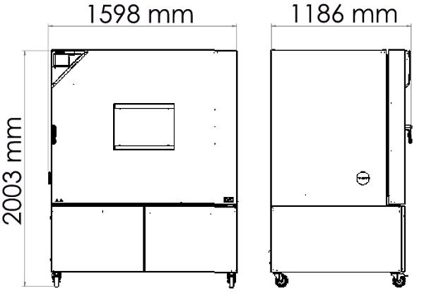 Камера испытательная «тепло-холод», -70...+180 °С, MKT720, 734 л, Binder