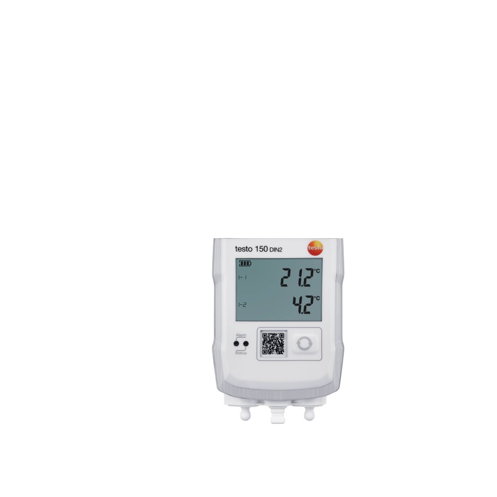 testo 150 DIN2 - Логгер данных с 2 разъёмами для зондов температуры с разъёмом miniDIN