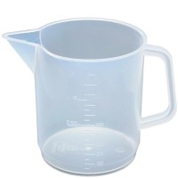 Стакан низкий 1000 мл. с ручкой, с дел., п/п, LAMAPLAST