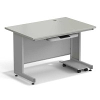 Стол компьютерный ЭКРОС 1200х800х750 мм, раб. поверхность - ЛАМИНАТ СЕРЫЙ